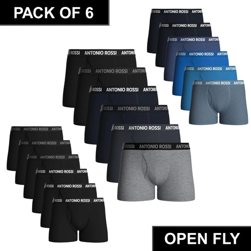 Men boxers open fly short - boxers,